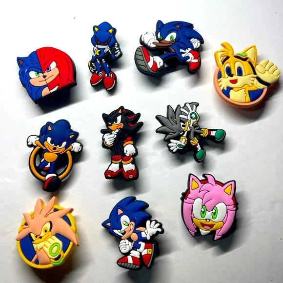 Lot de 12 charms pour Croc's pin's breloque pour sabots sandales